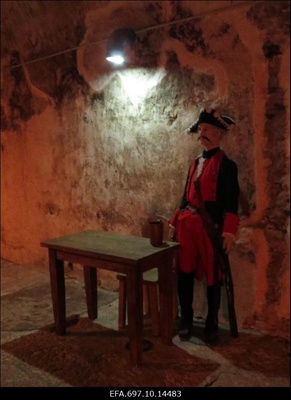 Kiek in de Köki kindlustustemuuseumi bastionikäikude ekspositsioon.  duplicate photo