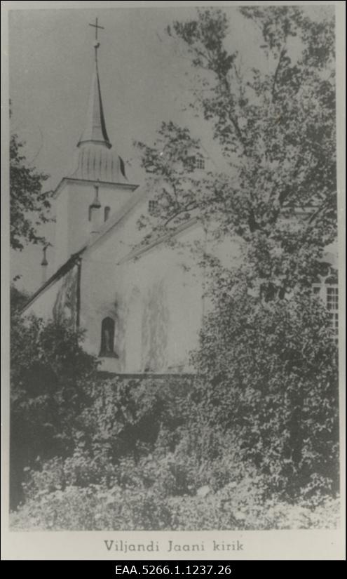 Viljandi Jaani kirik. Fotokoopia