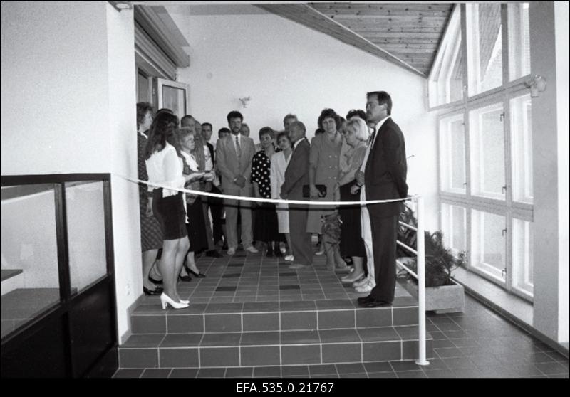 Põhja-Eesti Panga Viljandi filiaali uute ruumide avamine.