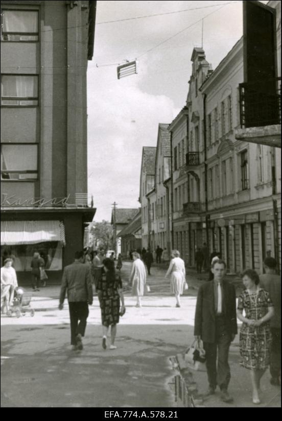 Vaade V. Kingissepa tänavale.