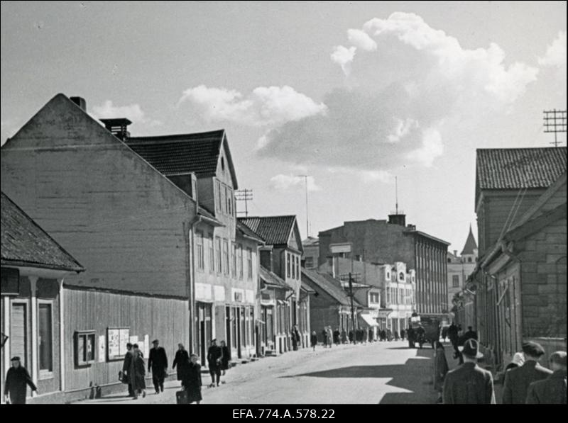 Vaade Tartu tänavale.