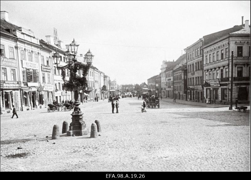 Vaade Tartu Raekoja platsile.