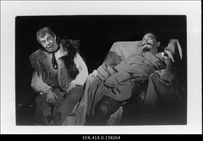 Stseen M. Leigh´i muusikalist “Mees La Manchast” RAT “Estonias”. Osades Georg Ots ja Endel Pärn (vasakul).