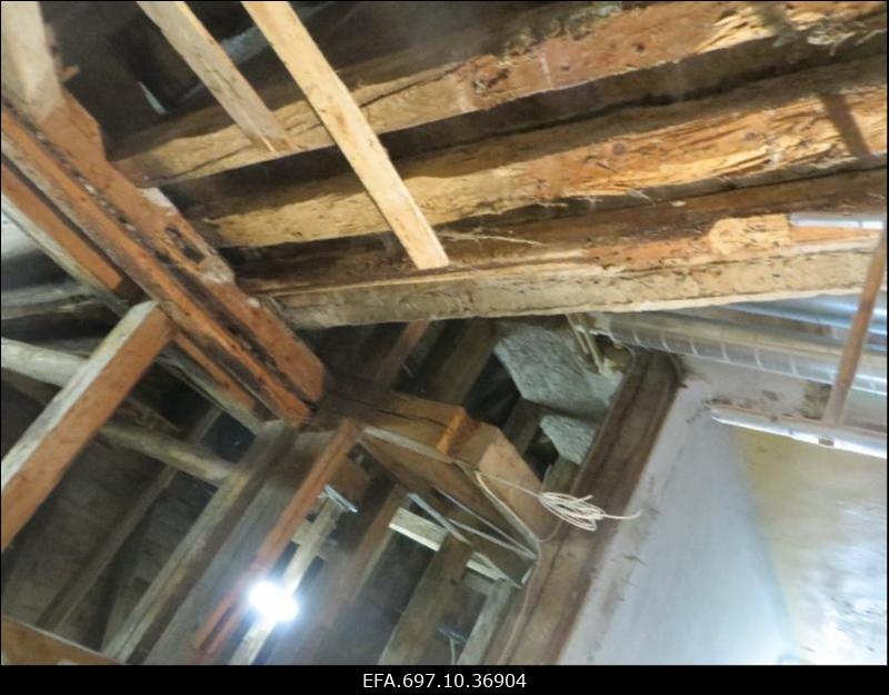 Purdi mõis. Sisevaade. Renoveerimistööd.