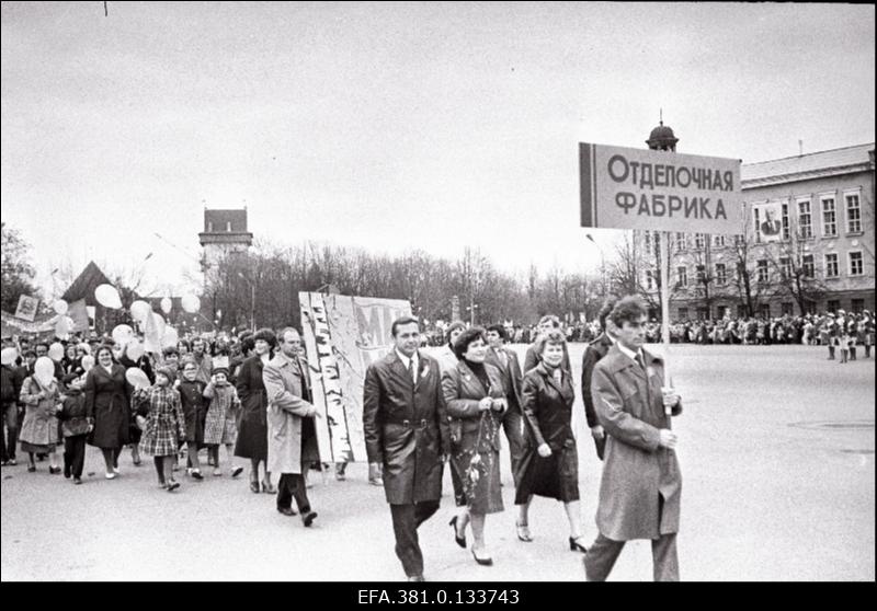 1. mai demonstratsioon Narvas.