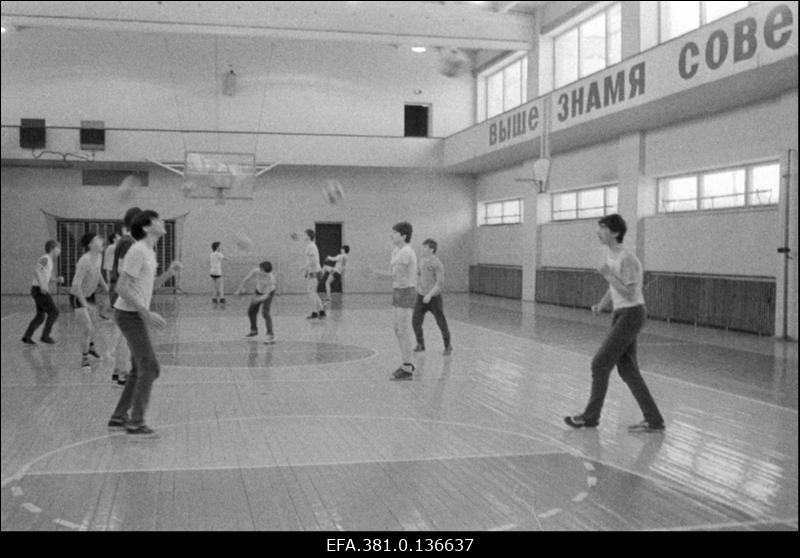 Spordipalee "Energia" spordisaal.