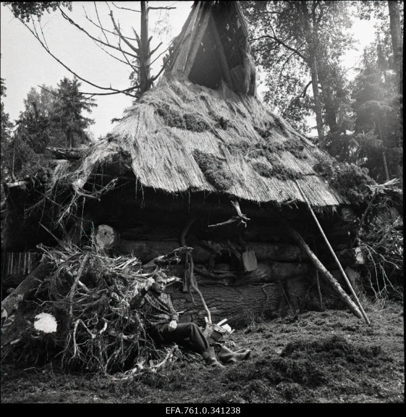 Stuudio "Tallinnfilm" muusikaline lastefilm "Nukitsamees" filmivõtted. Metsaonn.