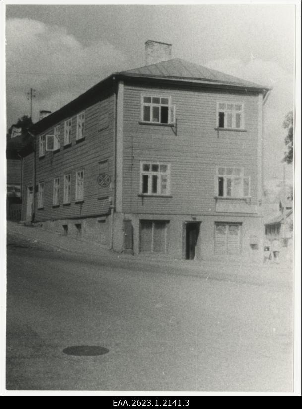 Elumaja Tartus Jakobi (V. Kingissepa) ja Tähtvere tn nurgal