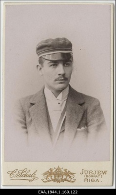 Korporatsiooni "Livonia" liige Conrad Gürgens, portreefoto  duplicate photo