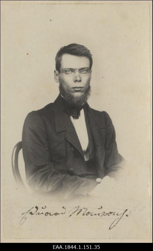 Korporatsiooni "Livonia" vilistlane Eduard Maurach, portreefoto