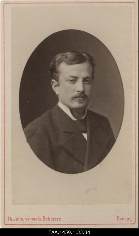 Korporatsiooni "Livonia" liige Alexander Johannes Tobien