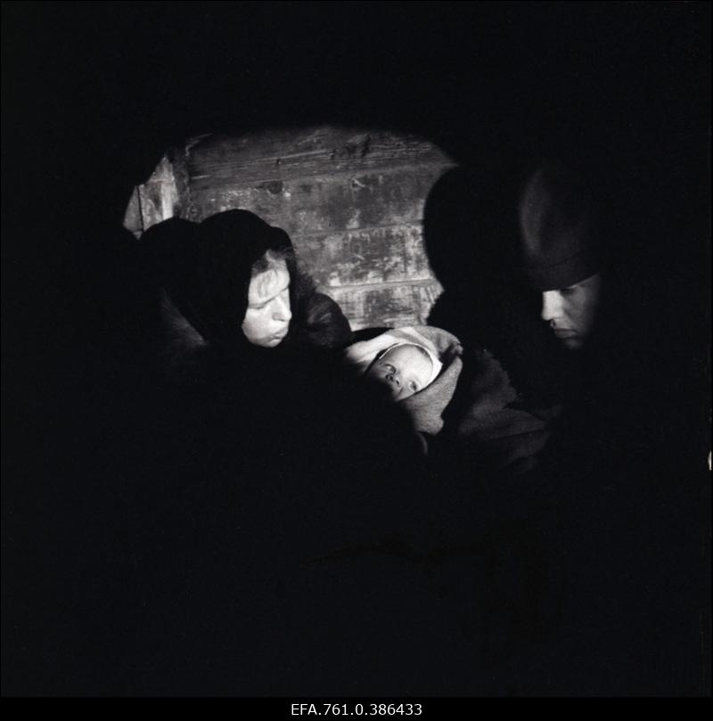 Filmi "Äratus" filmimine: küüditatud vagunis.