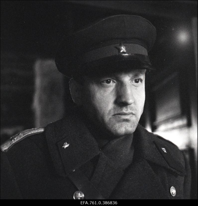 Filmi "Äratus" filmimine. Vladimir Laptev II ohvitseri osas.