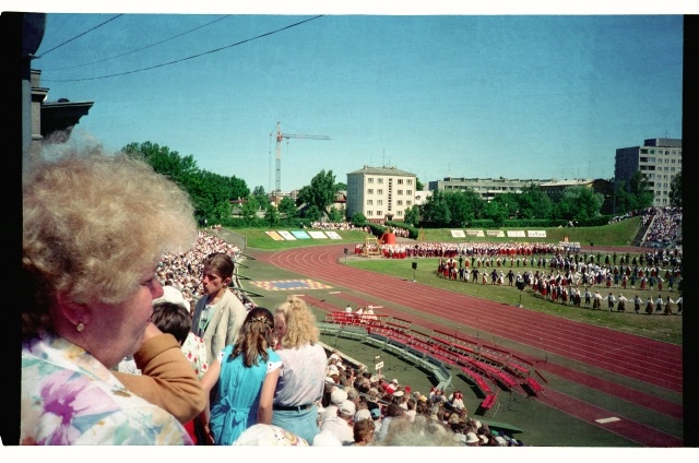 XV üldtantsupidu Tallinnas Kalevi staadionil