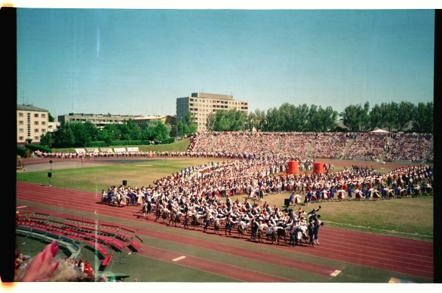XV üldtantsupidu Tallinnas Kalevi staadionil