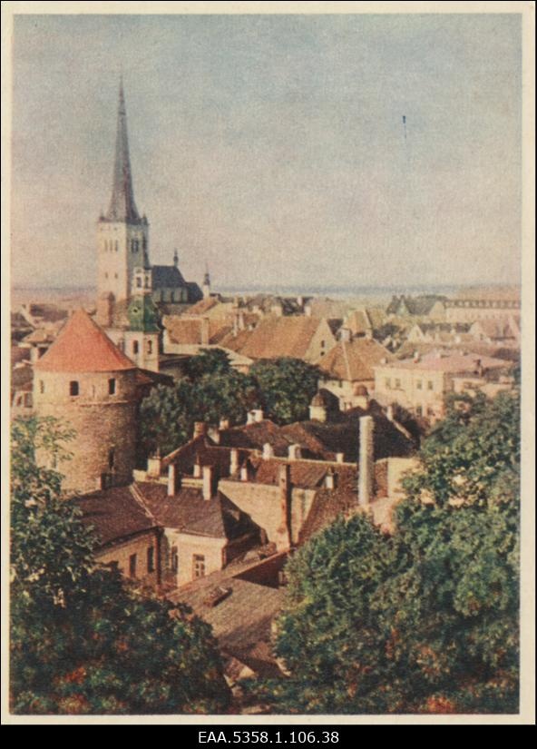Vaade Tallinna vanalinnale