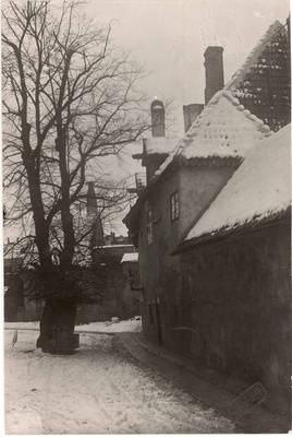 All-city. Pastor house of the Niguliste Church (15.Saj). Destroyed in 1944) Swedish house façade from side /?/  similar photo
