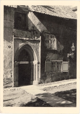 All-city. Pastor house of the Niguliste Church (15.Saj). Destroyed in 1944 portal  similar photo