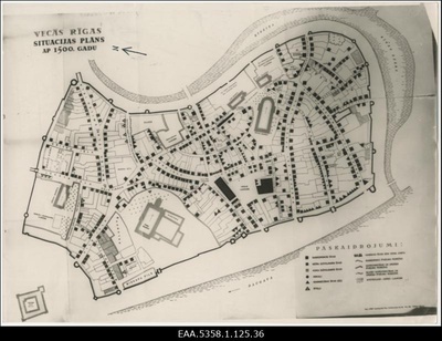 Fotokoopia Riia vanalinna skeemist  duplicate photo