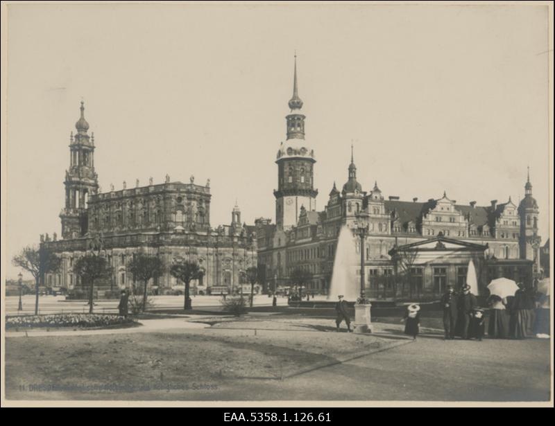 Dresdeni Hofkirche ning Residenzschloss