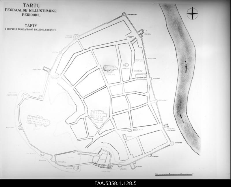 Fotokoopia Tartu linna skeemist keskajal