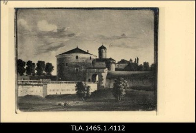 Theodor Gehlhaari maal. Rannavärav 1849.  similar photo