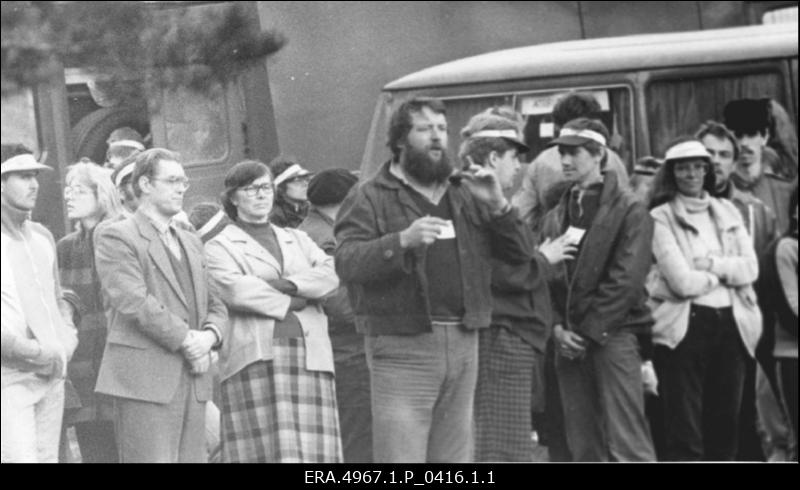 Ida-Virumaal fosforiidikaevanduse rajamise vastu suunatud meeleavaldus Rakveres.