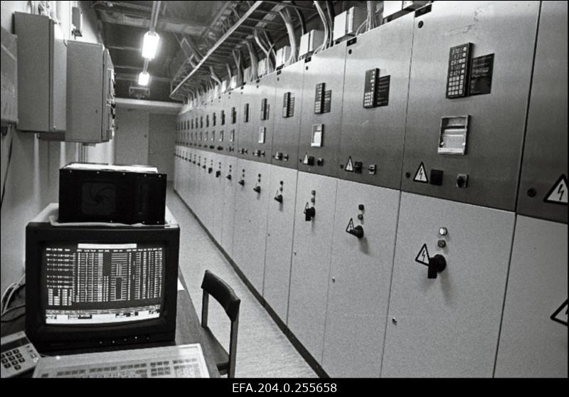 Rakvere lihakombinaadi automatiseeritud juhtimispult vorstitsehhis.