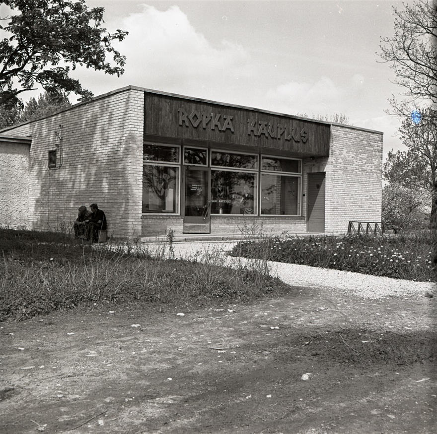 Ropka kauplus, vaade. Tüüpprojekt 59-113, arh Uno Sisa