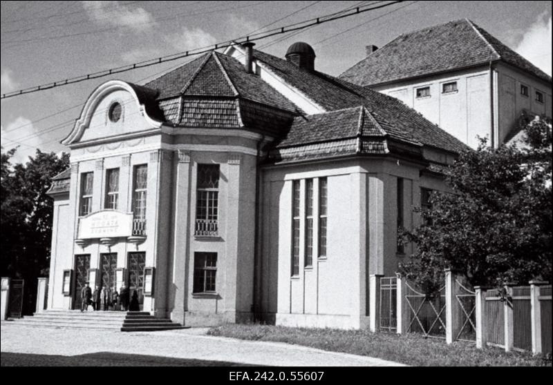 Teater "Vanemuine" ajutine hoone Vanemuise tänaval.