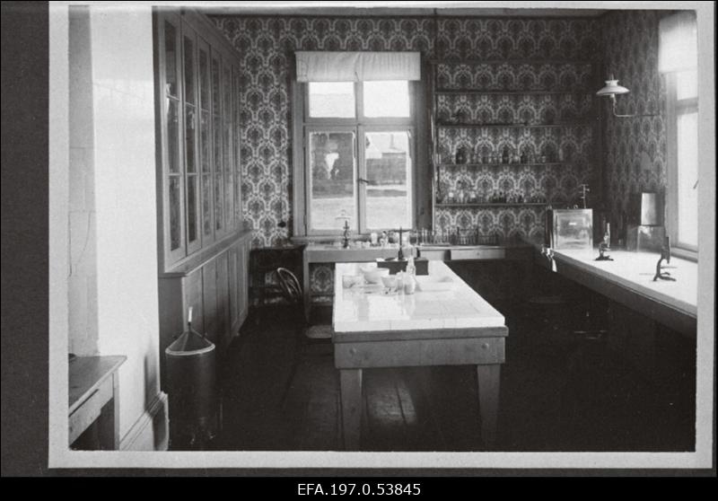 Tartu linna tapamaja laboratoorium.