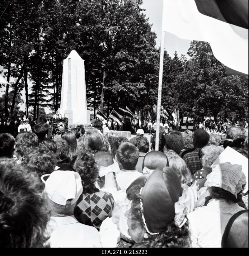 Konstantin Pätsi ausamba taasavamine Tahkurannas.