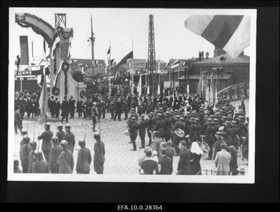 Poola presidendi Ignacy Mościcki vastuvõtt Tallinna sadamas.  similar photo