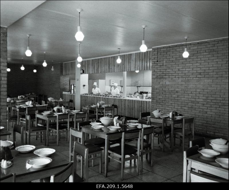 Tallinna Linnuvabriku söökla sisevaade.