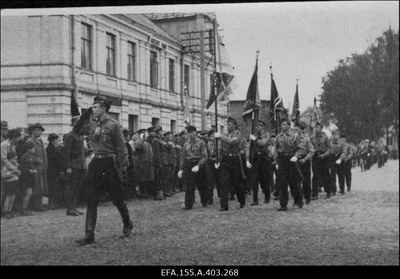 Noorte Kotkaste Lääne Malev. Laagrid Paliveres, Elvas, Pirital, Sillapääl jm. Haapsalu, Palivere, Risti, Veltsa, Peru, Lihula jt. rühmade tegevusest.  similar photo