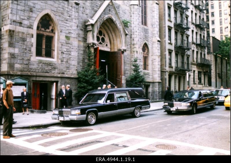 Ernst Jaaksoni matusetalitus New Yorgi Immanueli Luteri kirikus.