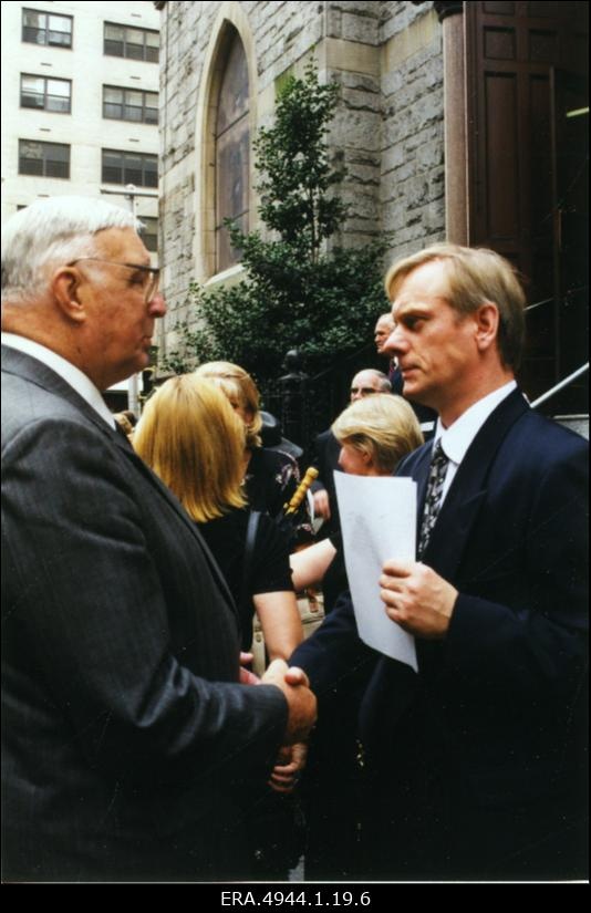 Ernst Jaaksoni matusetalitus New Yorgi Immanueli Luteri kirikus.