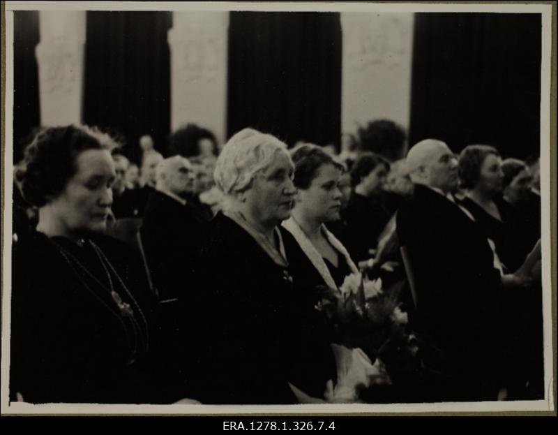 Miina Härma 75. sünnipäeva aktus.
