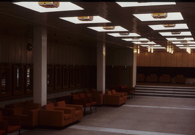 Haapsalu kultuurikeskus: interjöörivaade. Arhitekt Ado Eigi, sisearhitekt Maire Kangur  duplicate photo