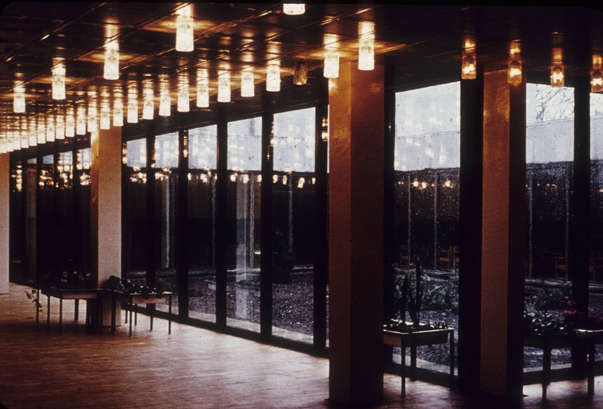 Haapsalu kultuurikeskus: interjöörivaade. Arhitekt Ado Eigi, sisearhitekt Maire Kangur