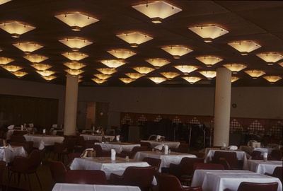 Hotell Kungla Tallinnas (lammutatud), vaade restoranile. Arhitektid Ilmar Puumets, Herbert Rüütlane; ühiskondlikud interjöörid ARS (Maia Laul jt)  similar photo