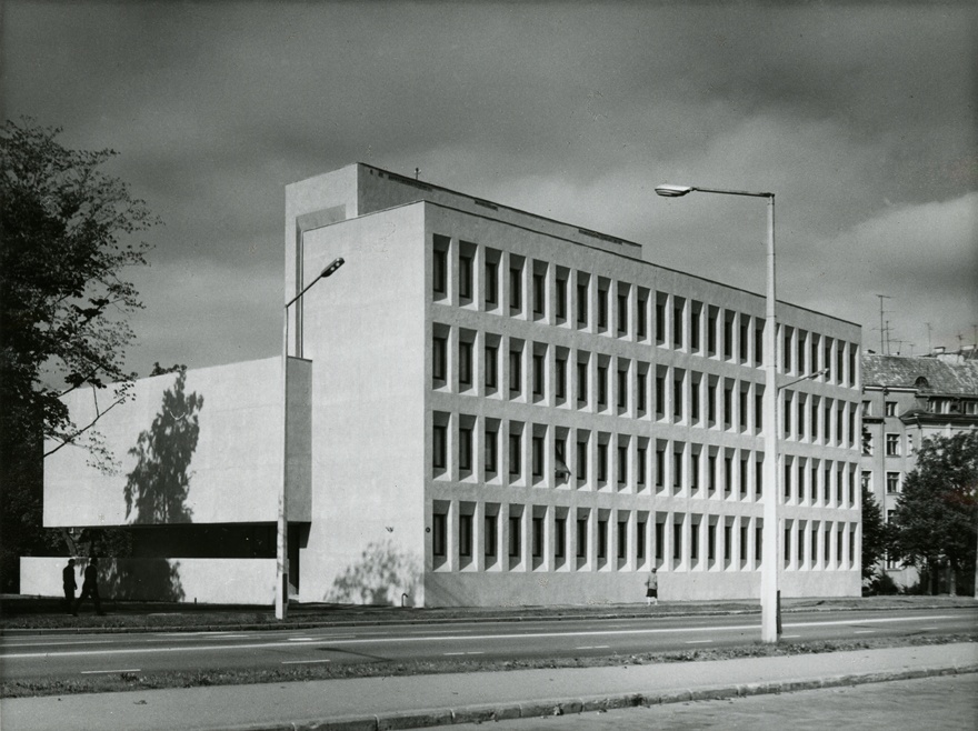 EKP Rajoonikomitee hoone Tallinnas, vaade. Arhitekt Malle Kusma