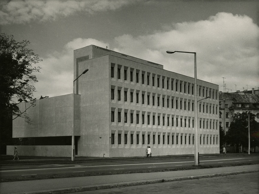 EKP Rajoonikomitee hoone Tallinnas, vaade. Arhitekt Malle Kusma