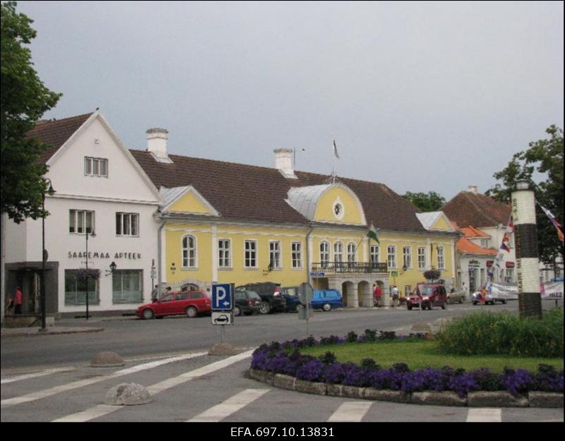 Kuressaare peaväljak.