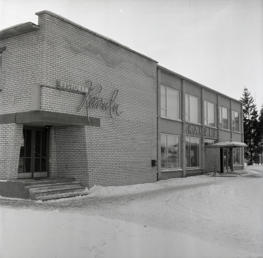 Kauplus-restoran Rävala Sakus, vaade. Tüüpprojekt 59-116, arh Koidu Lassmann