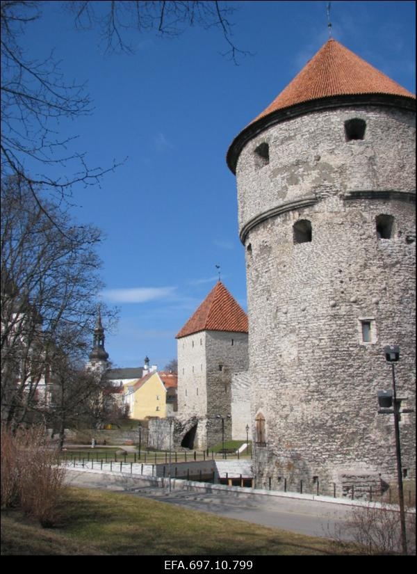 Toompea vaade. Vaade üle Komandandi tee.