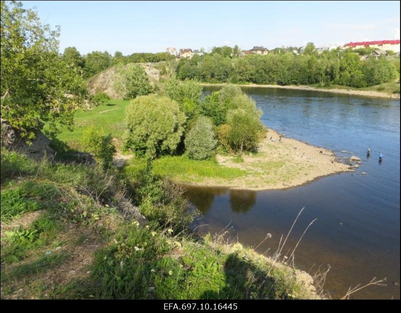 Kalastajad Narva jõel.