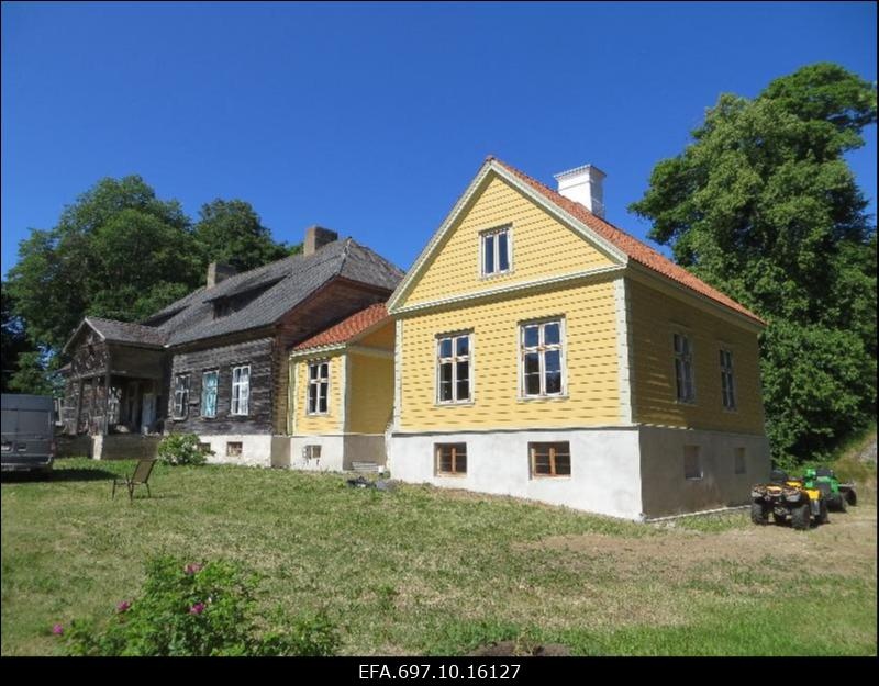 Arbavere mõisa peahoone. Välisvaade.