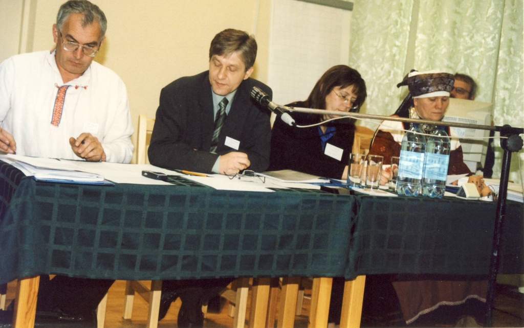 VI Seto Kongress Värska Sanatooriumis.Juhatus ja sekretariaat: Aare Hõrn;Georg Pelisaar;Silvi Palm;Õie Sarv.