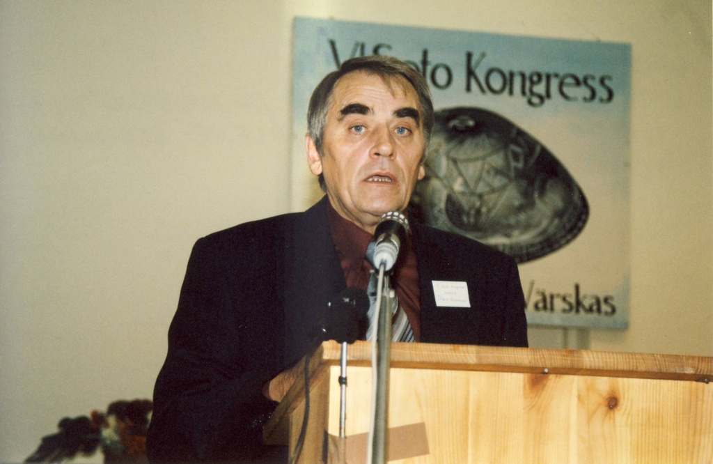 VI Seto Kongress Värska Sanatooriumis.Ilmar Vananurm esinemas ettekandega,,Setomaa ja meedia".